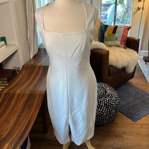 Bailey 44 ponte dress white large